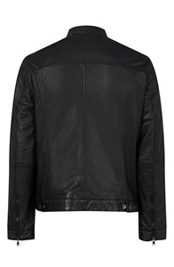 แจ็กเก็ตหนังผู้ชายเป็นมิตรกับสิ่งแวดล้อมมีปกซิปแฟชั่นที่ยั่งยืนในเทรนด์ดูเป็นทางเลือกที่ใส่ใจ - Product Image 2