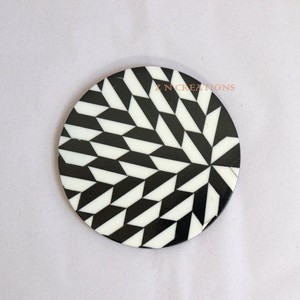 High Quality Custom Handmade Resin Marble Wooden Coasters MFD Manufacturer's <b>Mat</b> & Pads for Drinks - Product Image 1