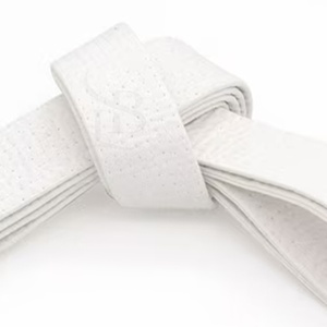 Ceintures de karaté en tissu OEM de qualité supérieure pour hommes et femmes/Prix de gros Fabricant Ceinture de karaté avec logo sur mesure prix bon marché - Product Image 2