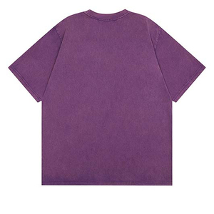เสื้อยืดคอกลมแขนสามส่วนสำหรับผู้ชายเสื้อทรงหลวมโอเวอร์ไซส์ดีไซน์ใหม่สำหรับฤดูร้อน - Product Image 5