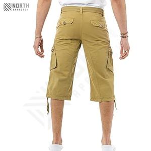 Pantalones Cortos Cargo de Verano para Hombre de Alta Calidad, Estilo Urbano con Patrón Sólido, Precio Bajo en Oferta - Product Image 6