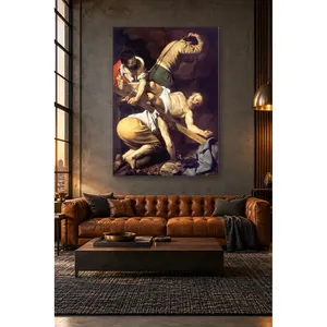 Impression sur toile de la crucifixion de Saint Pierre par Fida Caravaggio - Product Image 3