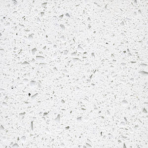 Encimera de losa de cuarzo artificial blanca de cristal de diseño moderno de alta calidad OEM HIC garantía de más de 5 años para tocador de hotel - Product Image 3