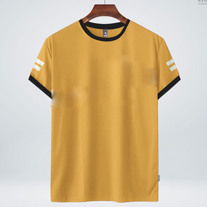 Fascinating Quality Custom <b>Men's</b> Vintage 100% Bamboo Fiber Slim Fit Anti-Wrinkle <b>Animal</b> Print Dobby Knit T-Shirts Blank Acid - Product Image 1