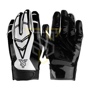 Gants de football américain en cuir personnalisables les plus vendus de haute qualité Style unique Meilleur vendeur en gros - Product Image 1
