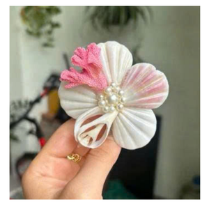 Decorative Seashell Hair <b>Clips</b> Crafted In Vietnam With Natural Shell, Unique Pocket Hair <b>Clips</b> And Seashell Hair <b>Clips</b> For Ocean - Product Image 2