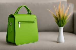 Bolso de mano de cuero genuino hecho a mano para mujer, elegante monedero de hombro, cremallera abierta, bolsa de regalo de trabajo diario, regalo de Navidad para - Product Image 5