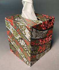 กล่องกระดาษทิชชูไม้พิมพ์ลายแบบดั้งเดิมพร้อมลวดลายชาติพันธุ์ กล่องกระดาษทิชชูไม้พิมพ์ลายทำมือพร้อมงานตกแต่งด้วยมือ - Product Image 6