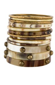 WORMS BANGLES PULSERAS CUERNO DE BÚFALO BANGLES y pulseras MODERNAS Venta al por mayor Nueva pulsera artesanal de moda - Product Image 3