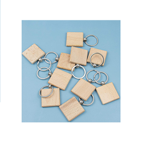 Porte-clés en bois naturel main mendier utiliser porte-clés porte-clés de voiture accessoires porte-clés en bois utilisation cadeau à vendre - Product Image 2