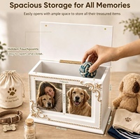 Cadre photo commémoratif pour animaux de compagnie, meuble de rangement souvenir, présentoir pour la mémoire des chiens et des chats, décoration intérieure, cadeau, collection en gros