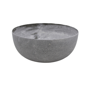 Nouveauté bol rond en fer blanc fini antique lot de 2 bols de service de vaisselle de petite taille faits à la main en gros en vrac - Product Image 1