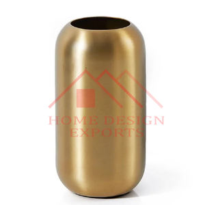 Decoraciones para Sala de Estar, Diseño Innovador, Florero Cilíndrico de Acero Inoxidable, Floreros de Mesa con Diseño Martillado - Product Image 5