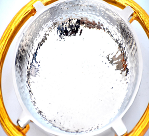 Poignée de cerf doré en métal avec bol argenté décoration de table de mariage fruits dessert fruits secs bols de service maison cuisine table à manger - Product Image 2