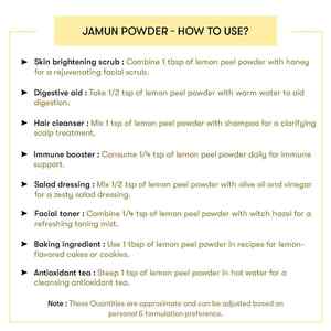 Lemon Peel <b>Powder</b> for Multi-Purpose Hair Care & <b>Styling</b> - Product Image 3