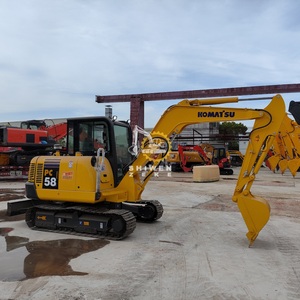 Qualité supérieure, mini-pelle Komatsu PC58, 90% neuve, d'origine, avec certificat CE, d'occasion, KOMATSU Pc58 Pc56 Pc55MR Pc60-7 Excavateurs - Product Image 4