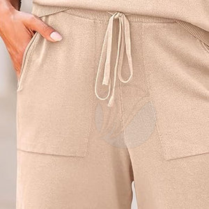 Ensemble de vêtements de sport pour femmes, t-shirt et short, manches courtes, écologique, printemps/été - Product Image 5