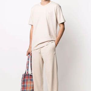 T-shirt en coton pour homme, streetwear, coupe ample confortable, manches courtes, doux et respirant, commande en gros, logo personnalisé, OEM ODM - Product Image 2