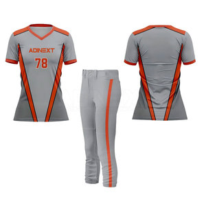 Wholesale in Stock Breathable Softball Uniform <b>Top</b> Grade Sports Apparel Comfortable Customized Color & Logo <b>Women's</b> Adult - Product Image 1