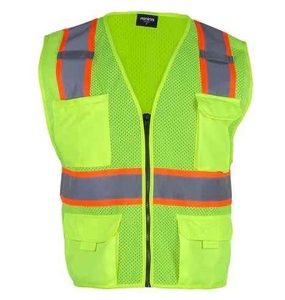 เสื้อกั๊กป้องกันการมองเห็นได้สูงแบบกำหนดเองระบายอากาศได้ดีนุ่มสบาย - Product Image 1