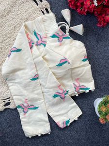 Indian Most Esfuerzo Pure Khadi Elegante Cómodo Premium Ready-Wear Diseñador Blusa de algodón Colección Étnico Ropa exclusiva - Product Image 2