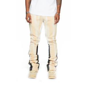 Pantalon de jogging en molleton éponge pour homme, taille mi-haute, coupe évasée, délavé à l'acide, brodé, respirant, personnalisable OEM - Product Image 6