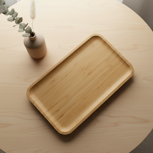 Bandeja de Servicio Multiusos de Madera Contrachapada de Alta Calidad 3203023-30*18 para Ceremonias de Té de Alta Gama - Product Image 3