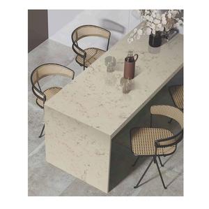 Stain Resistant <b>Quartz</b> <b>Stone</b> Countertop Slab with Marble Look Design for Elegant Interiors Countertop Artificial <b>Stone</b> - Product Image 1