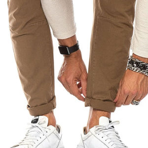 Pantalon cargo pour homme, coupe droite, mi-slim, décontracté, ample, vêtements de travail, respirant, durable, confortable, poids moyen, 100% coton, randonnée - Product Image 6