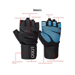 Heavy Duty Weightlifting <b>Gloves</b> Deadlift Straps <b>Weight</b> Lifting <b>Gloves</b> Exercise Gym Weightlifting <b>Gloves</b> - Product Image 2