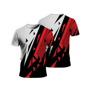 Camiseta de media manga informal de tendencia de verano para hombre, diseño de cuello redondo de moda con lavado ácido, camisetas de talla grande holgadas de talla grande - Product Image 3