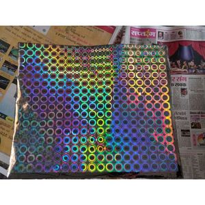 Papiers et films holographiques 3D argentés et dorés Spickglobal, longueur 10 m, impression par transfert - Product Image 4