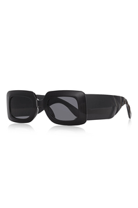 Nouvelle tendance, lunettes de soleil unisexes légères UV400, monture intégrale, noires, 1032 - Product Image 2