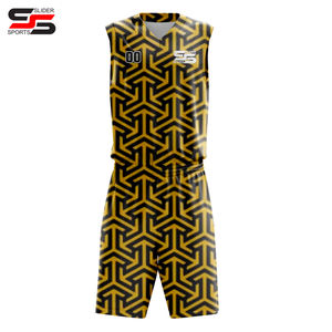 Uniforme de basket-ball jeunesse pour adultes chemises uniformes d'équipe de basket-ball personnalisées et d'entraînement avec ensembles de shorts numéro de nom personnalisé - Product Image 3