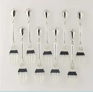 Fourchette de mariage en acier inoxydable avec finition miroir argentée, parfaite pour la cuisine, le restaurant, l'hôtel, utilisation sur table, couverts - Product Image 5