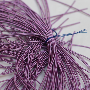 Wholesale Premium Quality French Bullion Wire Solid Purple Custom Color for <b>Jewellery</b> Making Embroidery Crafts Needlework - Product Image 6