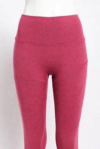 กางเกงโยคะเอวสูงสำหรับผู้หญิง ผ้ายืดกระชับ เหมาะสำหรับออกกำลังกาย ควบคุมหน้าท้อง ชุดออกกำลังกาย - Product Image 2