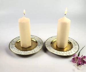 Elegant Silhouette Enhances <b>Shelf</b> Mantel Tabletop Displays Handmade Durable Eco-Friendly Metal Candle Holder Complements Both - Product Image 3