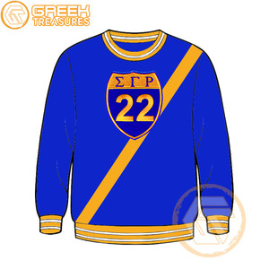 Sudadera de Forro Polar de Algodón de Alta Calidad Personalizada con Bordado de Sigma Gamma Rho para Invierno, Chaqueta Tipo Pullover para Mujer, Ropa Griega - Product Image 2