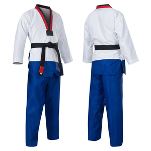 Juego de uniformes personalizados BJJ GI, ropa de artes marciales reutilizable de servicio pesado ligero con función de estiramiento del logotipo frontal - Product Image 1