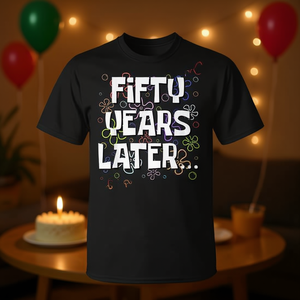 Camiseta de 50 Años, 50º Cumpleaños, Memoriales del 50 Aniversario, Idea de Regalo Promocional - Product Image 3