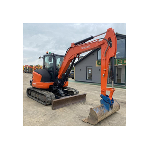 Excavadora duradera Kubota KX057 5, mini máquina eficiente, equipo de excavación hidráulica confiable para paisajismo de construcción - Product Image 4