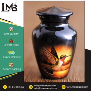 Urnas de cremación de recuerdo hechas con material de aluminio/latón de estilo europeo de calidad superior - Product Image 5