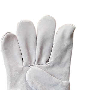 Nouveau produit tendance Gants de travail canadiens Gants de travail de sécurité antidérapants en cuir respirant avec doublure en coton et manchette caoutchoutée - Product Image 2