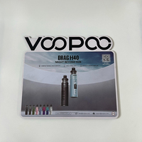 Letrero de mostrador personalizado, simple, de PVC, impermeable, impreso en offset mate de alta resolución para promociones en mostradores de tiendas minoristas