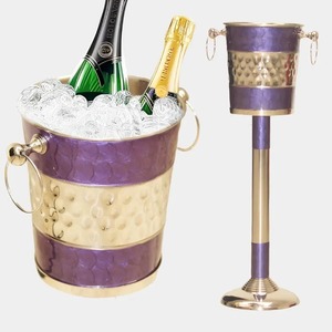 Cubos de hielo metálicos hechos a mano de calidad de exportación para uso doméstico y de Bar disponibles a granel desde India - Product Image 1