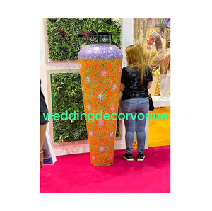 Macetas decorativas para macetas para escenario de boda, decoración de pasillo y entrada, diseños personalizados para interiores y exteriores, estilo de lugar - Product Image 2