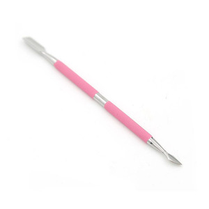 Private Label Dual-Ended Nail Cuticle Pusher & <b>Callus</b> <b>Remover</b> Stainless Steel Disposable Salon Beauty Tool with Custom Logo - Product Image 3