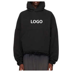 Sudaderas con capucha desgastadas para hombre de alta calidad con mangas completas Slim Fit y color liso sólido Nuevo diseño Sudaderas desgastadas - Product Image 5