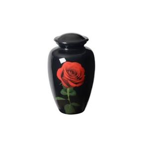 Belles urnes de crémation en métal pour les cendres conçues pour la dignité et le souvenir avec une gravure exquise et une qualité durable - Product Image 1